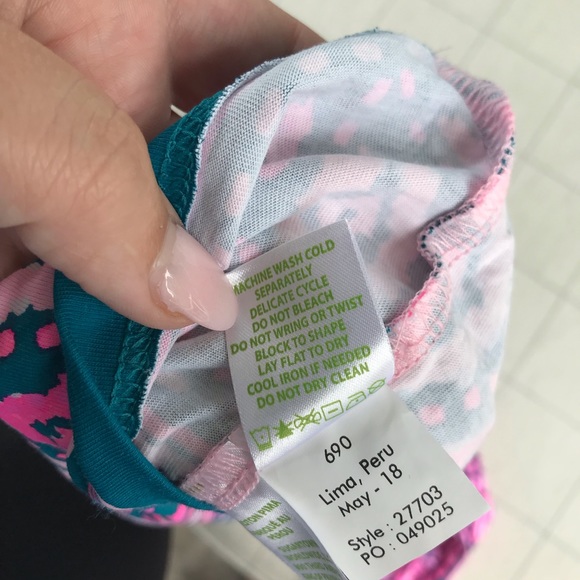 {Lilly Pulitzer}  NWOT Pink and Teal Dress - Picture 8 of 8